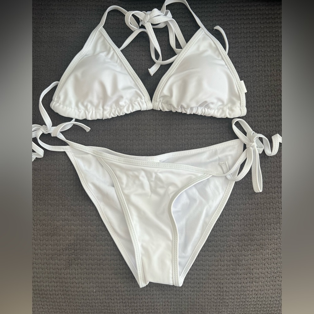 White Bikini Set - New Size S